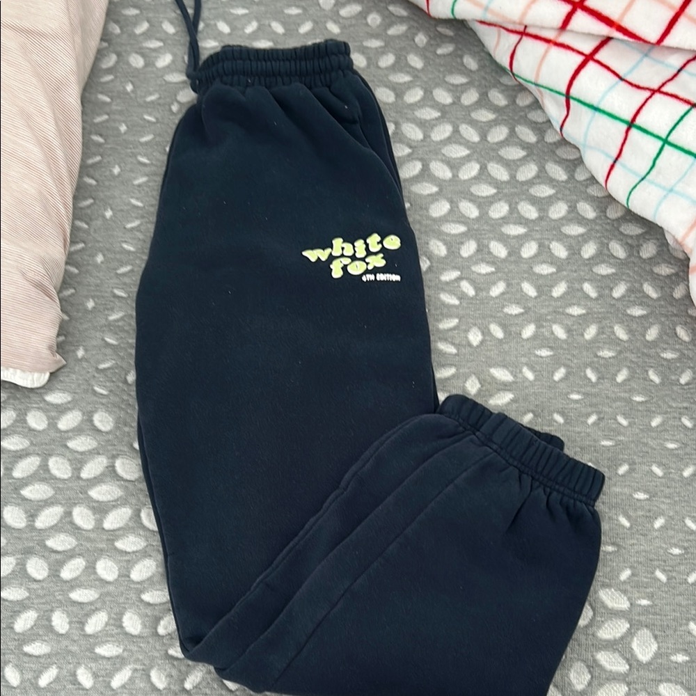 White Fox Boutique Navy Joggers